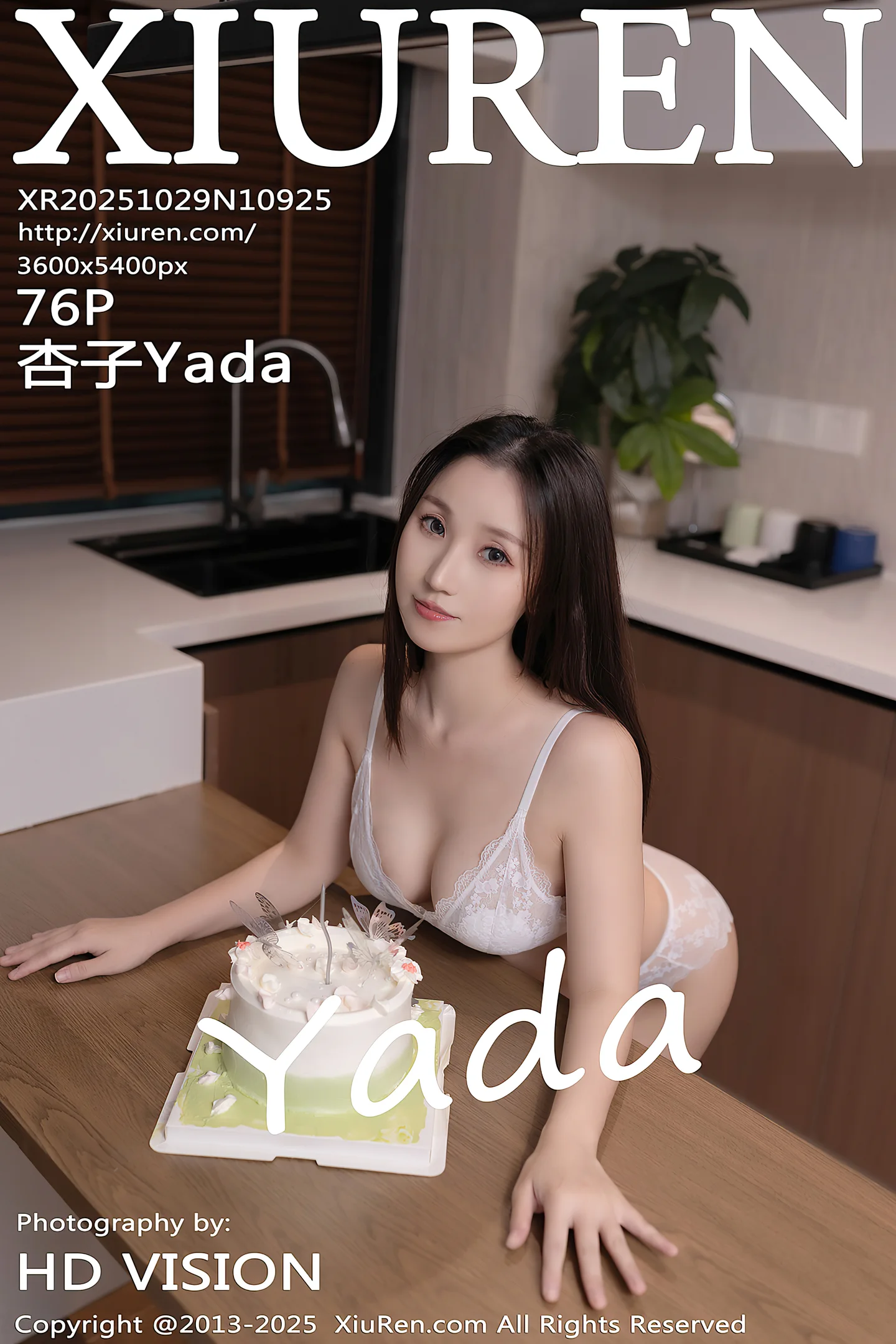 [XiuRen秀人网]No.10925_模特杏子Yada性感白色蕾丝内衣配超薄肉丝秀曼妙身姿诱惑写真76P-秀人网 - XiuRen.Pro